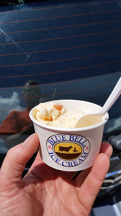 Blue Bell is not well distributed in the east right now, this really hit the spot