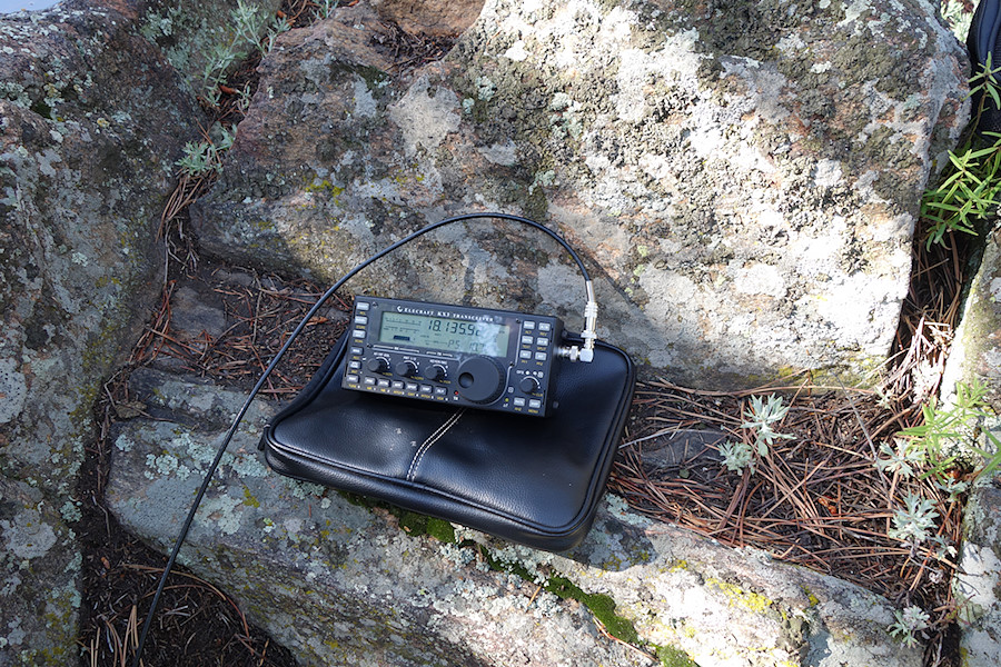 Elecraft KX3 on Genesee Mountain