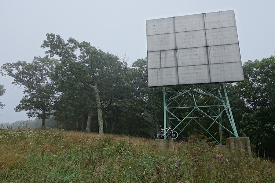 gas pipeline pumping station radio reflector