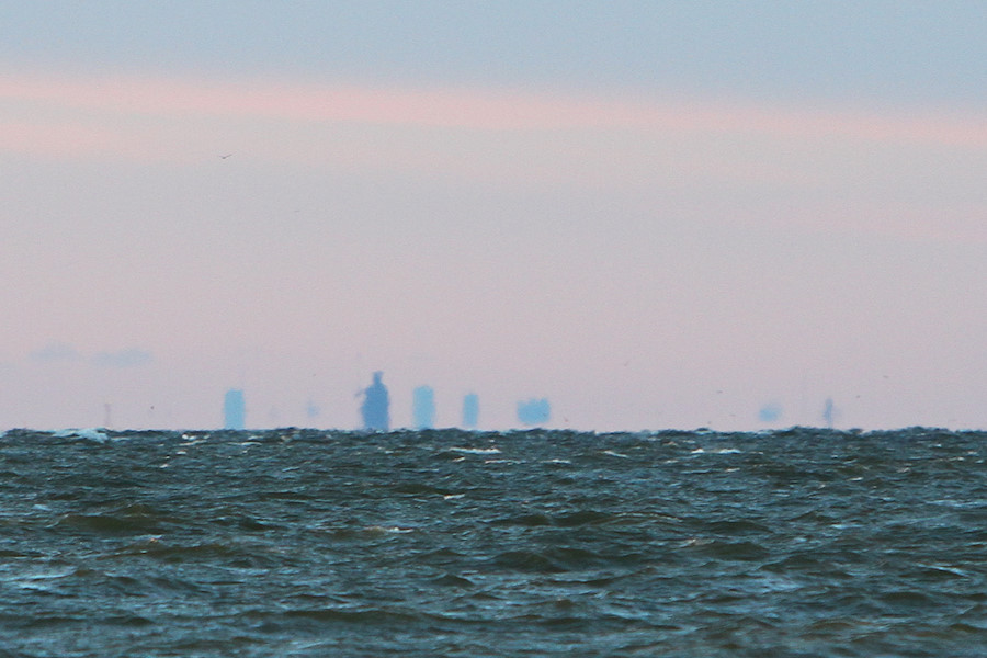 Baltimore skyline over the bay