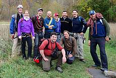 Peter, Melissa, ?, ?,Emily, Mike, James, Dave, Simon, Tom Cecil