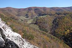 North Fork ridge looking east from Seneca Rocks