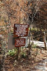 Hamilton Pool bacteria warning