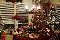 dessert table