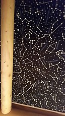 the bottom bunk bed I got had stars  above me