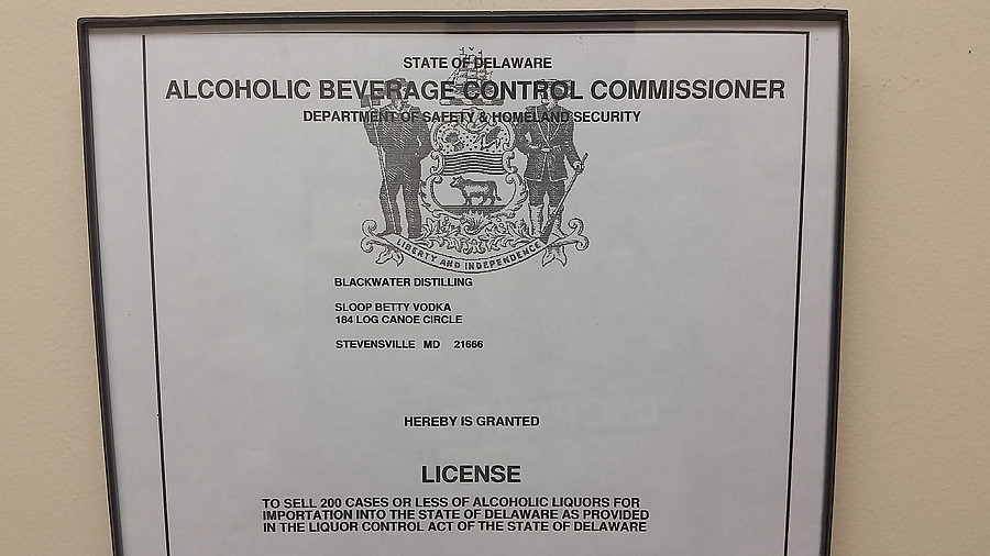 apparently taxing booze is part of Delaware's department of homeland security...