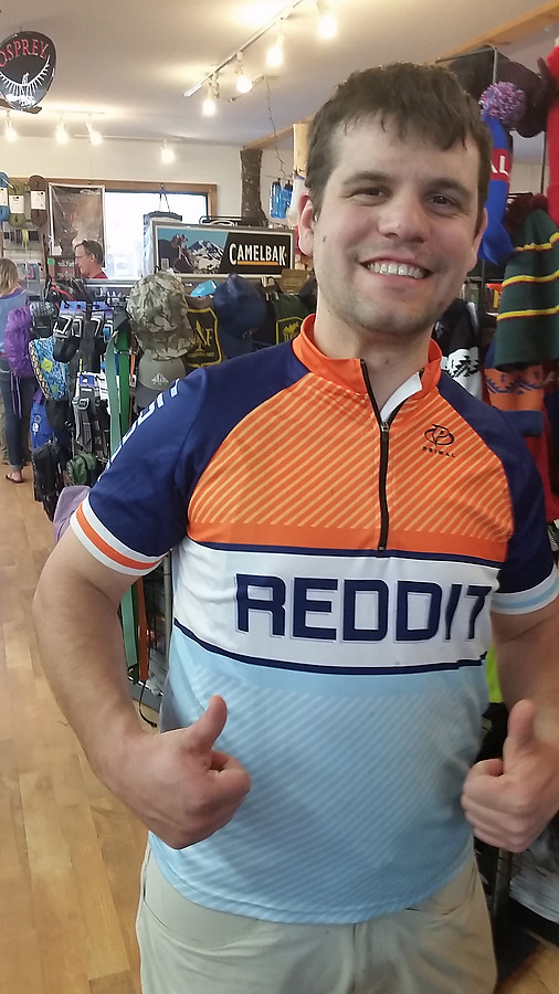 met a Reddit jersey guy in the Hub, super nice