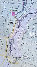 closeup of topo