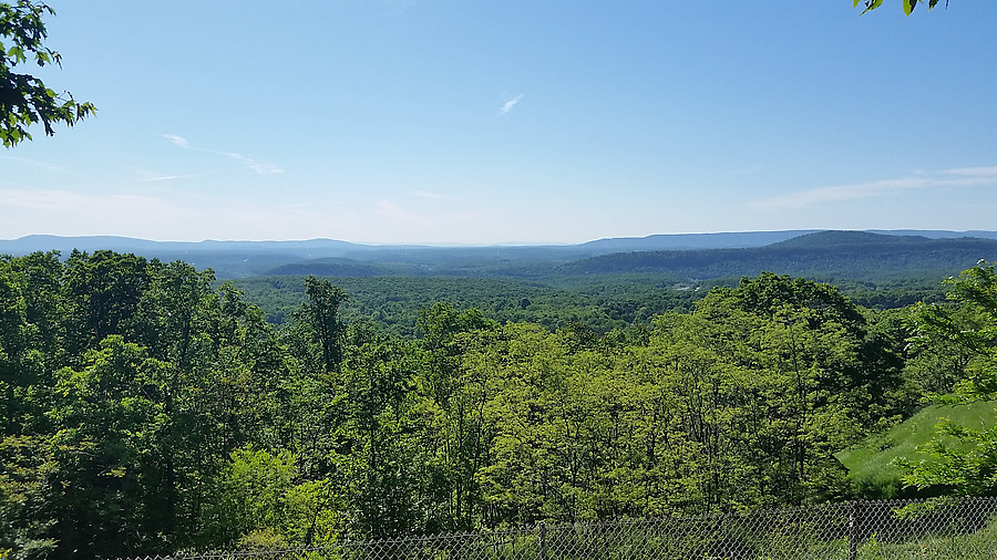 view from Sideling Hill rest stop