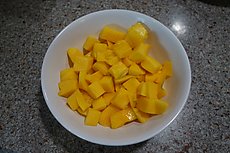 a single large mango