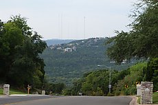 view down Jester hill