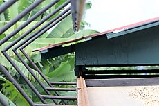 roof to cover coffee during rains