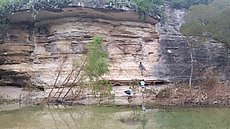 Seismisc Wall, Austin Greenbelt