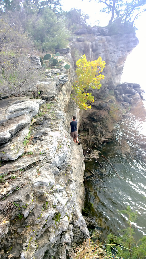 exploring along at Pace Bend