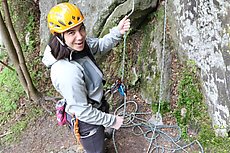 joke belay setup