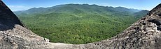 pano from near the top of the Nose at Looking Glass