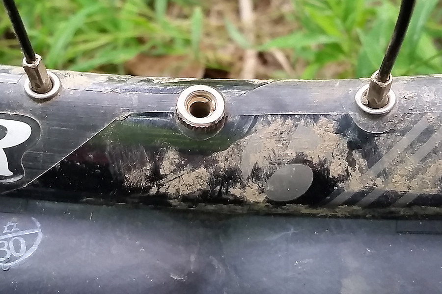 valve sheared off. Took 3 minutes of hard work to clear it.