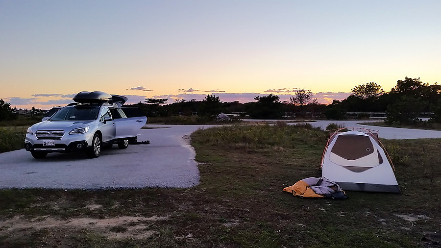 Assateague State Park campsite