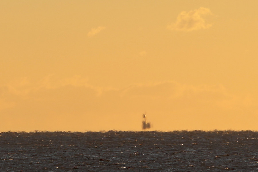 structure off the coast