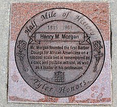 Henry M. Morgan plaque in Tyler, TX