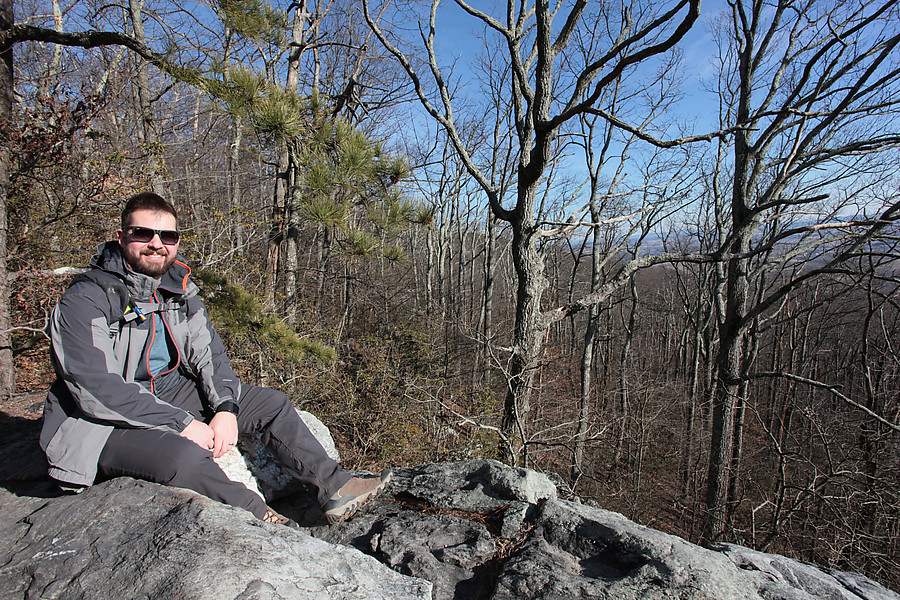 Lambs Knoll white rocks overlook