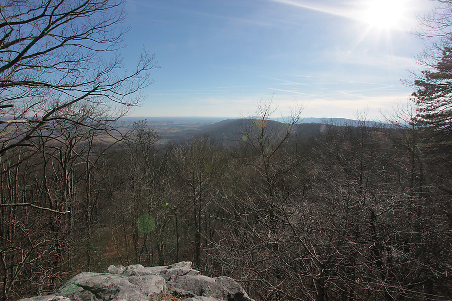 view from the AT at Lambs Knoll