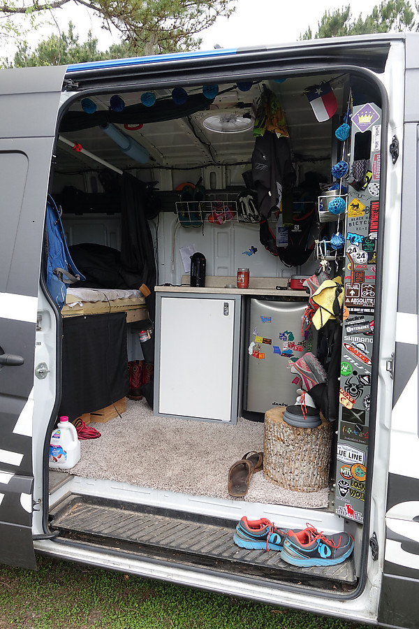 Bike Jesus' van setup