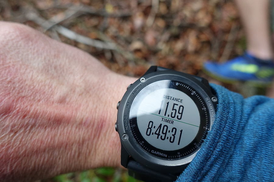 distance is a bit high due to GPS errors hanging out under cliffs but the time is spot on!