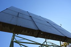 radio reflector from the pumping station