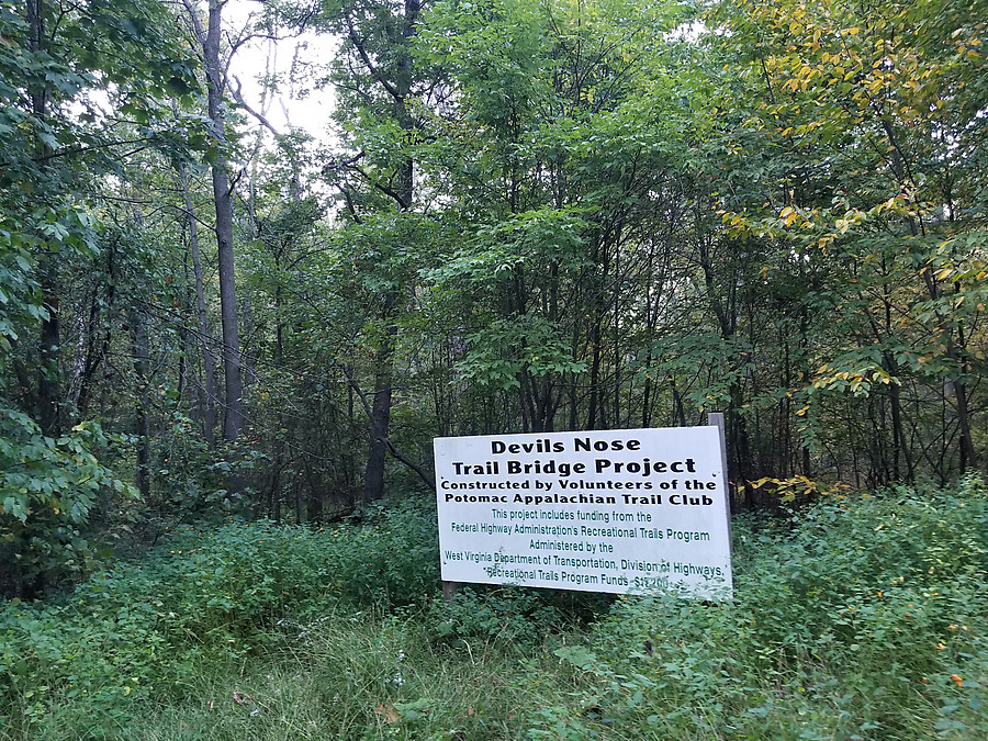 sign at the trailhead