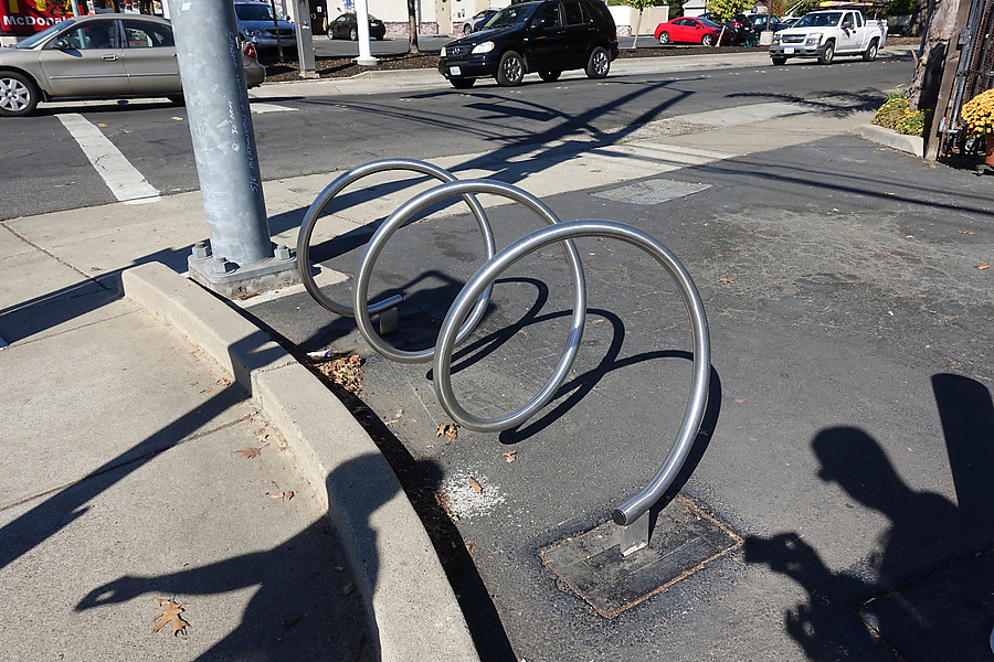 nice bike rack