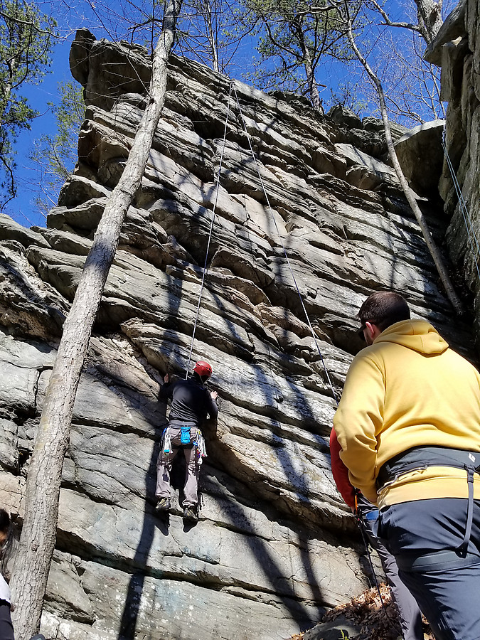 left fork rocks had two separate crews!