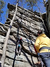 left fork rocks had two separate crews!
