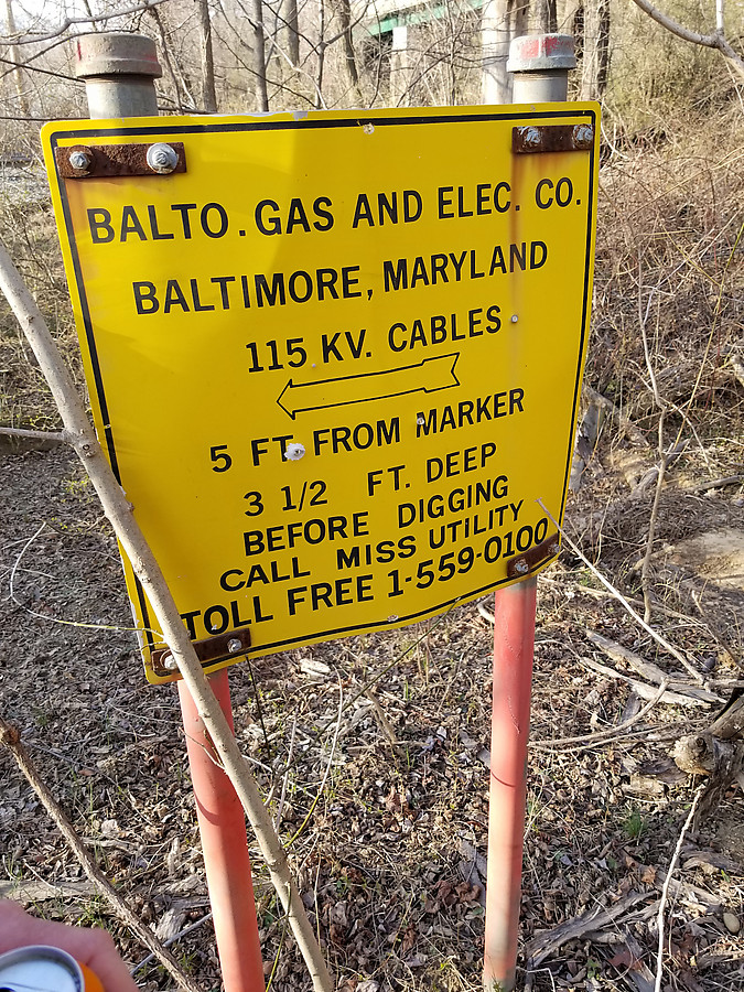 BGE 115 kV buried cables
