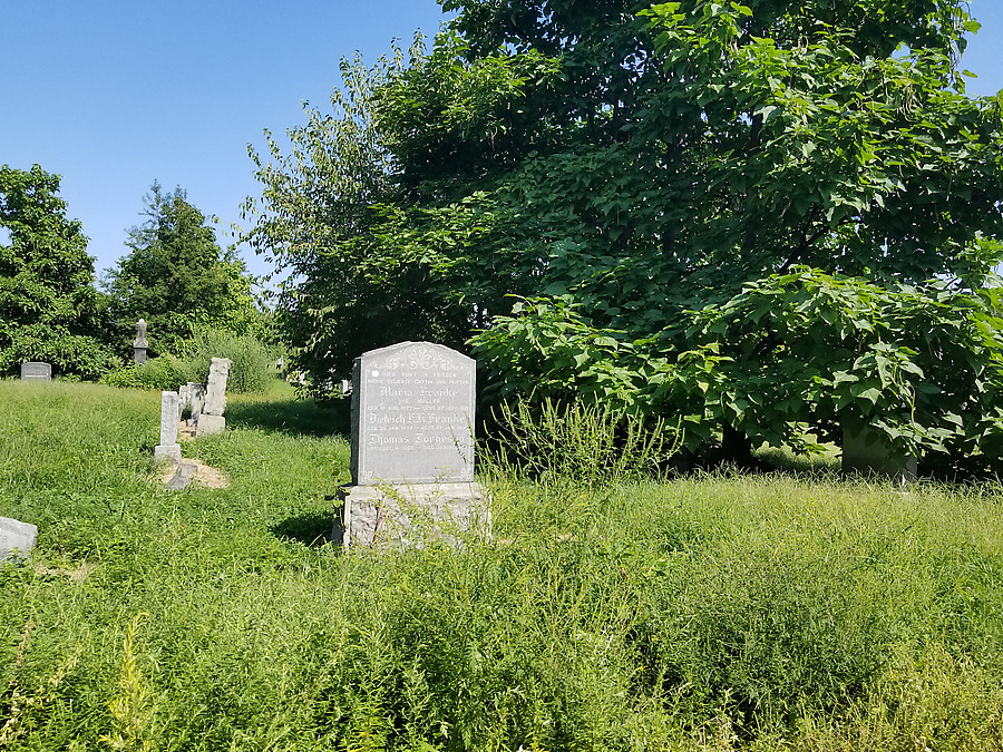 unkempt cemetaries abound