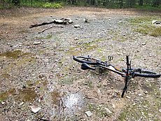 one of the not as nice campsites that had some flowing water through it