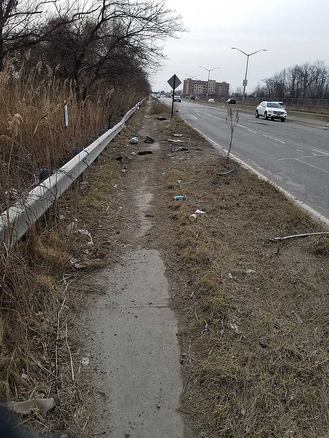 this was not a great choice of bike route