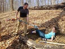The instructions were to dig a 