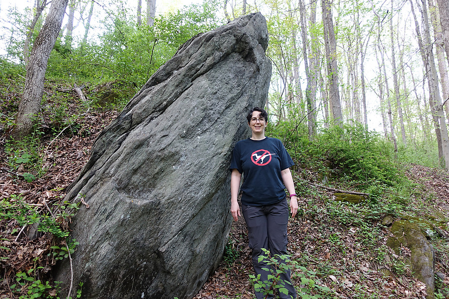 nice little boulder west of the main trail