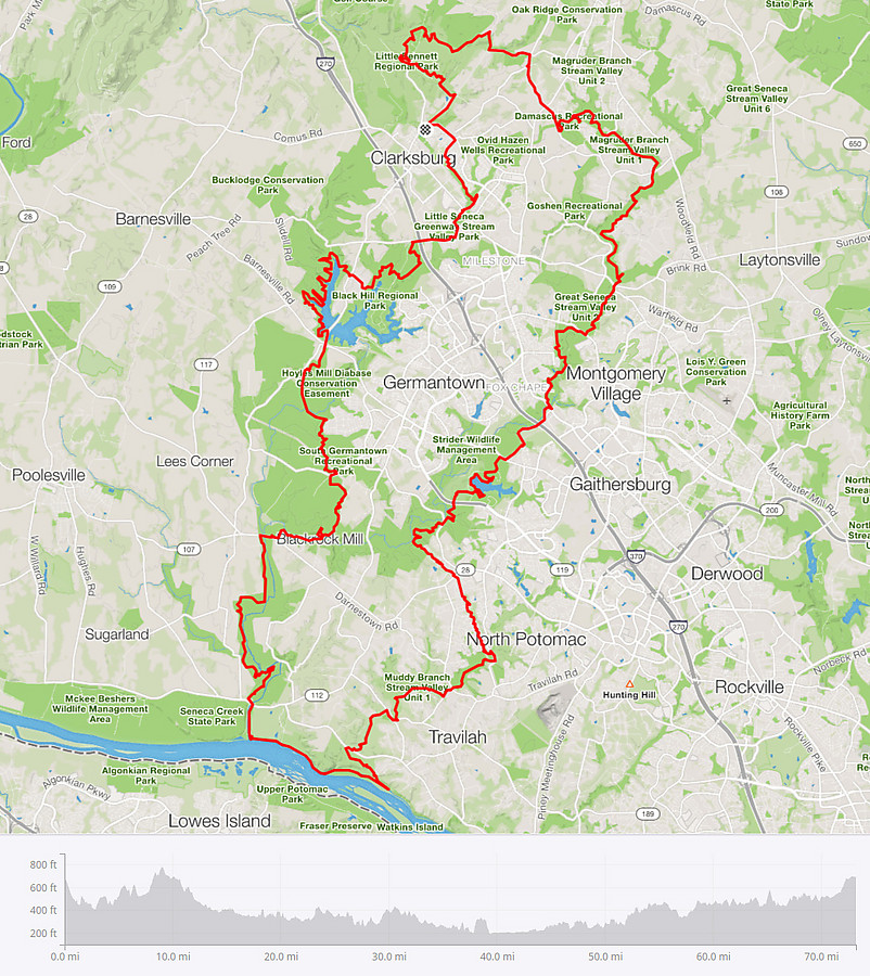 73 miles