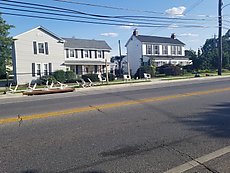 reserving spots for the 4th of July parade in Catonsville