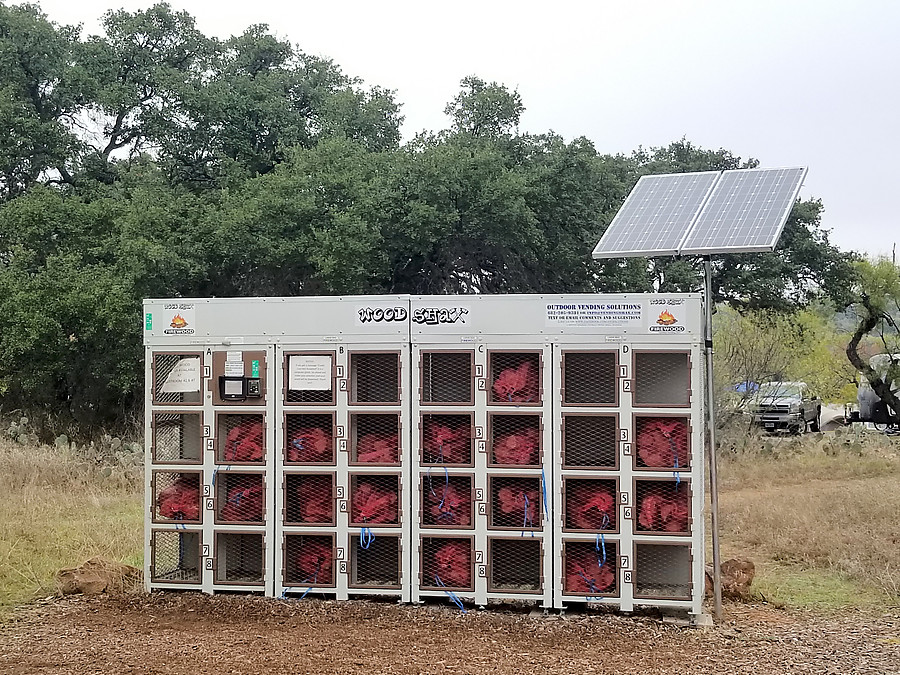 firewood vending machine