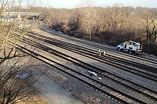 CSX workers fixing rails