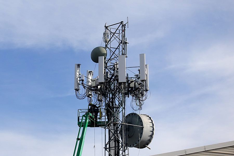 cell tower worker spent all day up there