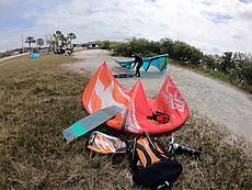 setting up at the Cocoa Beach 520 slick