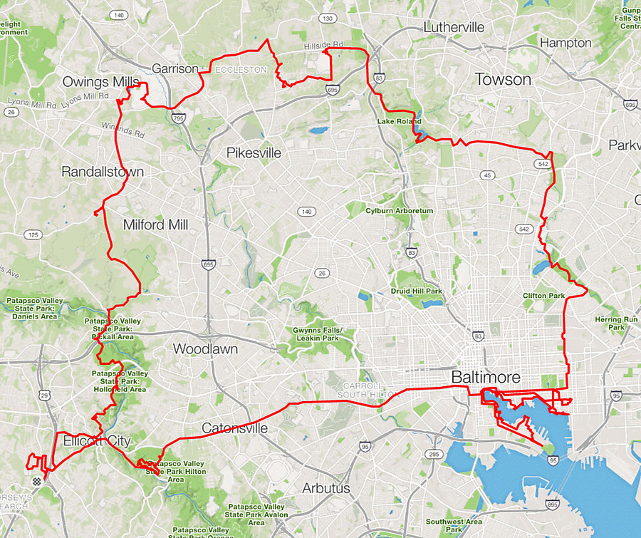 80 miles