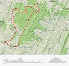 55 miles and 5500 feet of climbing