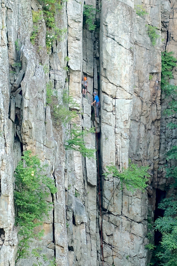 party on Roy Gap Chimneys