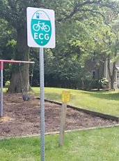 East Coast Greenway signs (also, what kind of world do we live in where the 
