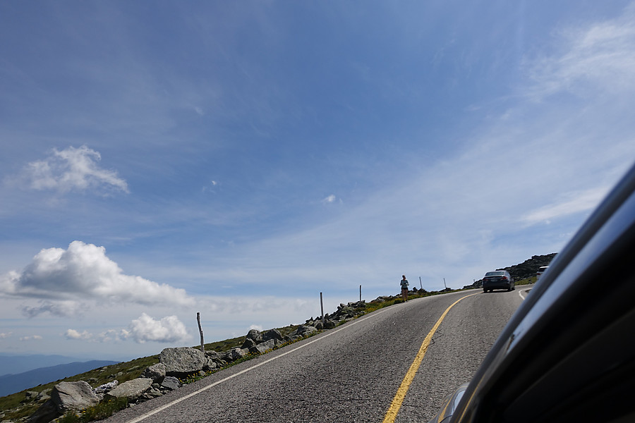 Mt Washington auto road runner